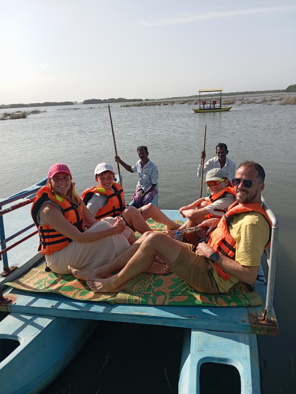 Urani Lagoon boat tour with family
